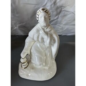 Glossy White Nativity‎ WISE MAN Replacement Piece